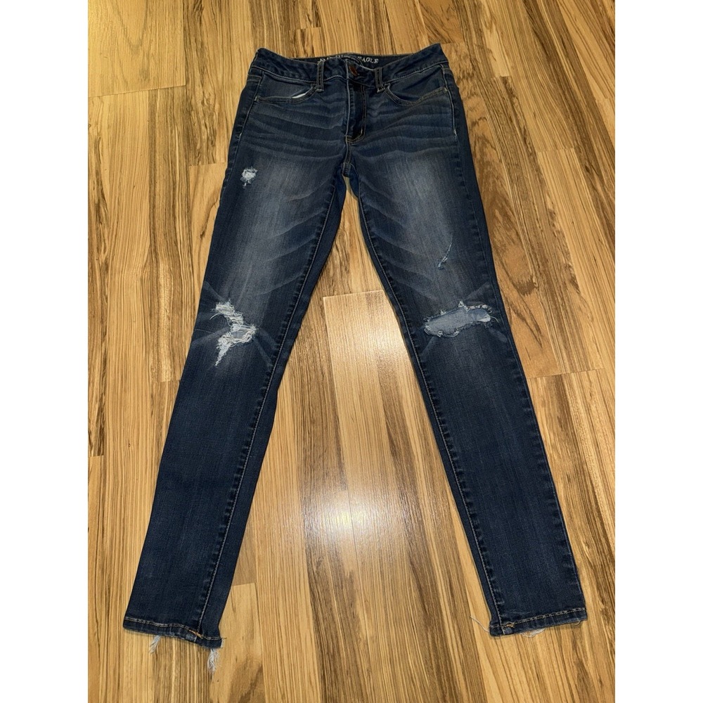 American Eagle Outfitters Women's Sz 6 AEO Denim Cafe‎ Jegging 09/2015
